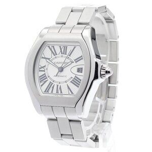 CARTIER Roadster LM W6206017 Date Silver Dial Automatic Men's Watch_895306